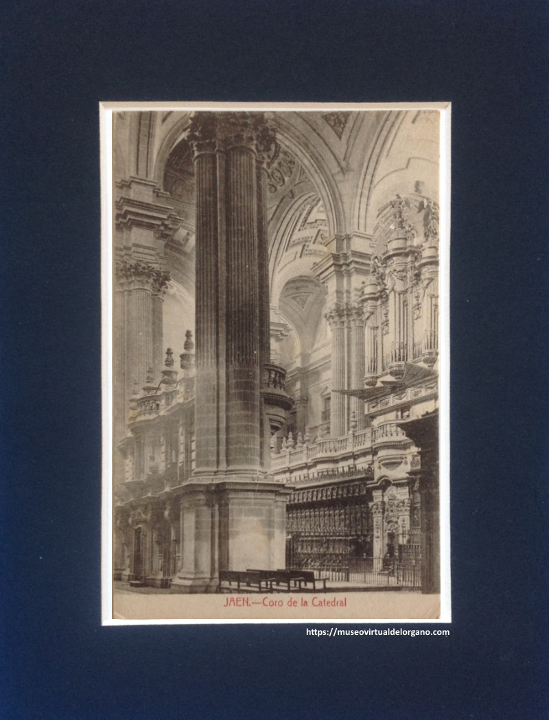 Órgano del Evangelio, Catedral de Jaén. Edición de la Papelería de Vda. de José M. Romero, ca. 1915