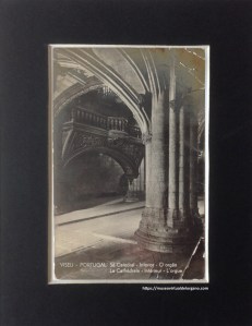 Tribuna órgano Luís António dos Santos, Catedral - Sé de Viseu, región Centro. Portugal. Edição da Comissão Municipal de Turismo, 1933