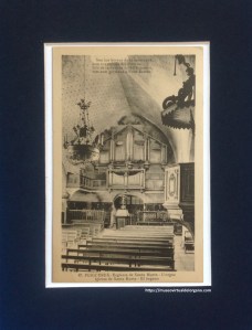 Órgano Grinda frères (Honoré y Antoine Marie Grinda), iglesia de Santa María, Puigcerdà. Gerona. Foto L. Roisin, Barcelona, ca. 1920