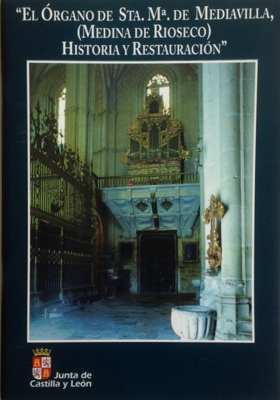 Díez Pérez, María Antonia; Acitores, Federico (1996). El órgano de Santa María de Mediavilla (Medina de Rioseco): historia y restauración. Valladolid: Junta de Castilla y León, Consejería de Educación y Cultura; Asociación Manuel Marín de Amigos del Órgano.