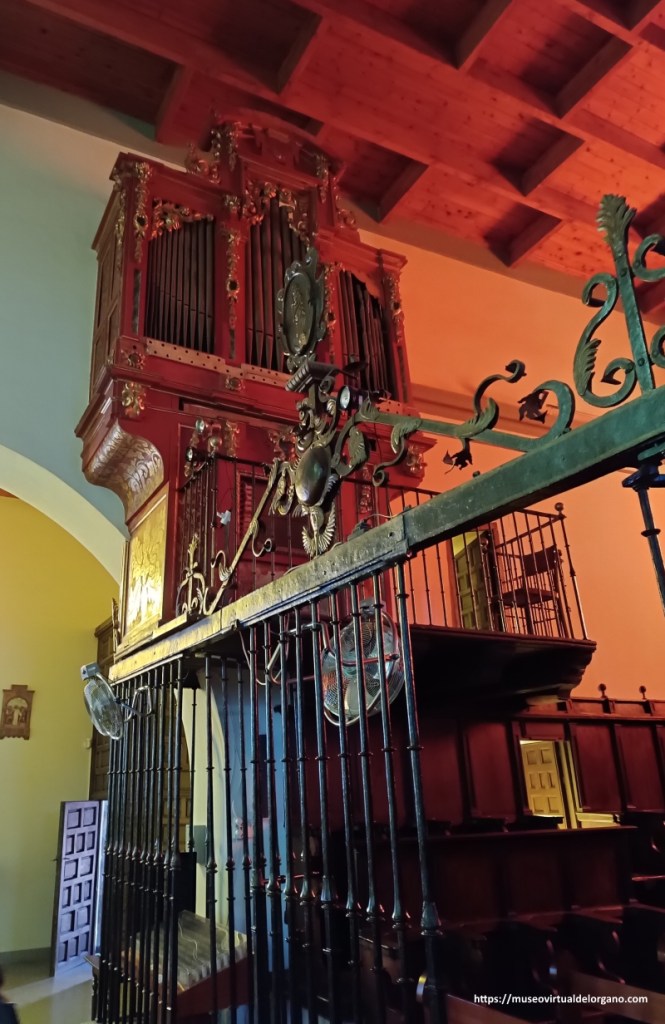 Órgano barroco, iglesia ex-colegiata de San Miguel Arcángel, Escalona. Toledo. Foto José Luis García Blanco, 2025