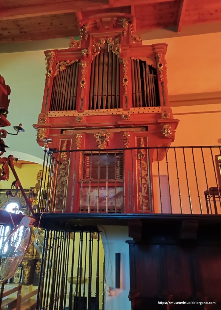 Órgano iglesia ex-colegiata de San Miguel Arcángel, Escalona. Toledo. Foto José Luis García Blanco, 2025