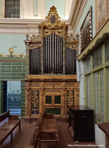Órgano Pedro Manuel de Liborna Echevarría, iglesia del Convento de las Comendadoras de Santiago, Madrid. Fotografía José Luis García Blanco, 2025.
