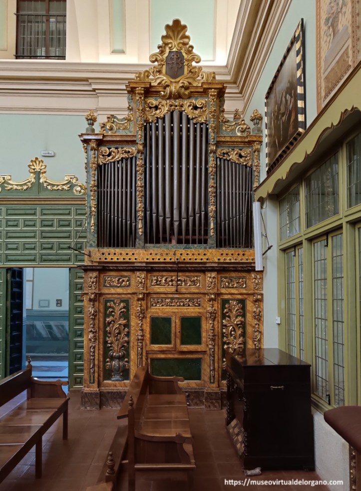 Órgano Pedro Manuel de Liborna Echevarría, iglesia del Convento de las Comendadoras de Santiago, Madrid. Fotografía José Luis García Blanco, 2025.