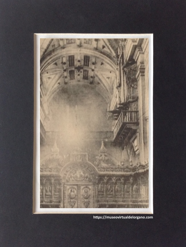Órgano del Monasterio de San Rosendo, Celanova, [detalle] ca. 1910