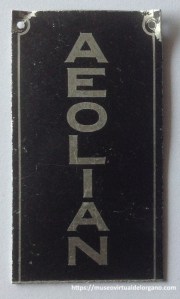 Placa Aeolian, Estados Unidos de América, ca. 1910