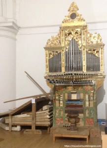 Órgano barroco iglesia de San Esteban, Castromocho. Palencia. Foto José Luis García Blanco, 2026