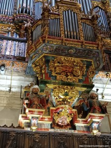 Detalle cadereta del Órgano Santa Iglesia Catedral-Basílica de San Antolín, Palencia. Fotografía José Luis García Blanco, 2026