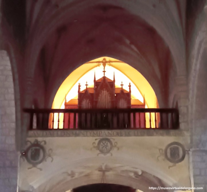 Órgano Juan Otorel, iglesia conventual de San Pablo. Palencia. Fotografía José Luis García Blanco, 2026